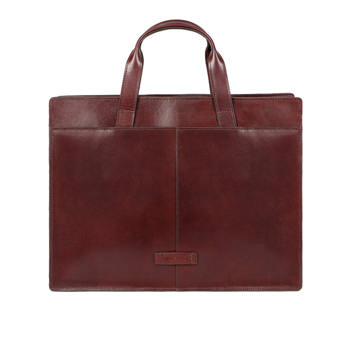 Evolution 02 Brown Leather  Briefcase