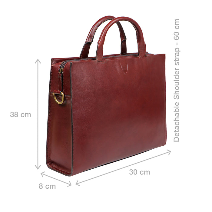Evolution 03 Brown Leather  Briefcase