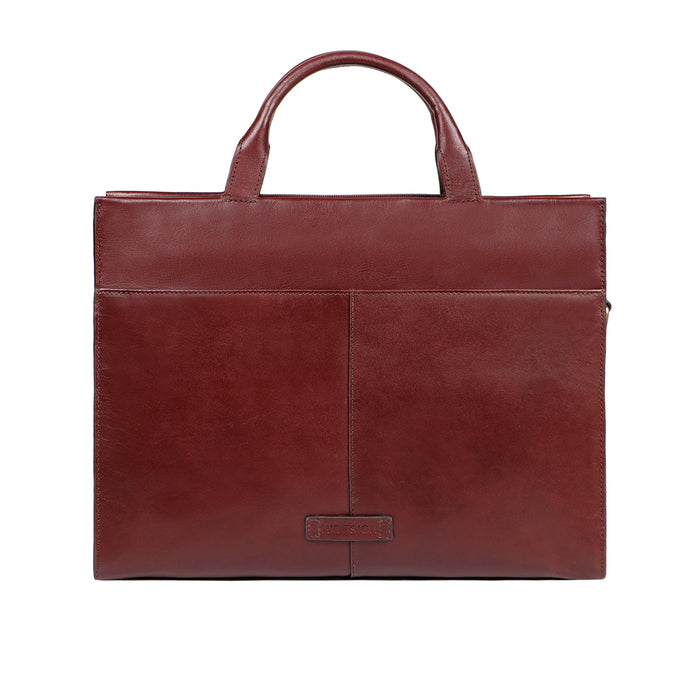 Evolution 03 Brown Leather  Briefcase