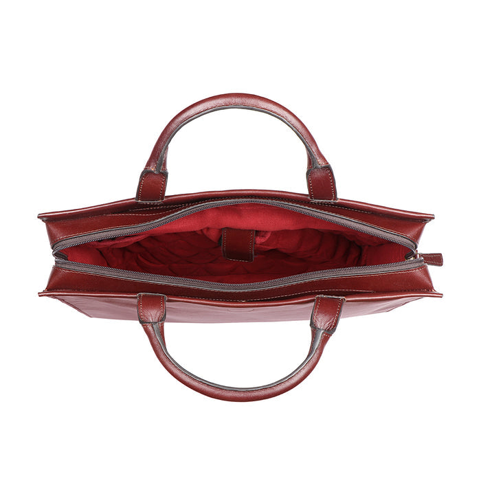 Evolution 03 Brown Leather  Briefcase