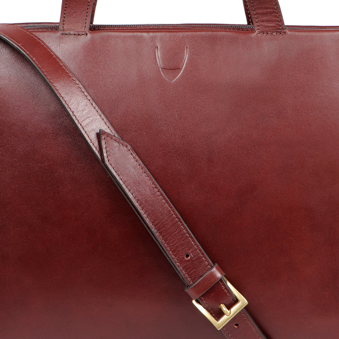 Evolution 03 Brown Leather  Briefcase