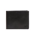 Evolution W1 Black Leather Bi-Fold Wallet