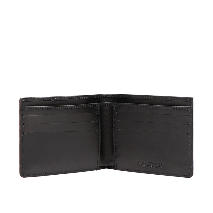 Evolution W1 Black Leather Bi-Fold Wallet