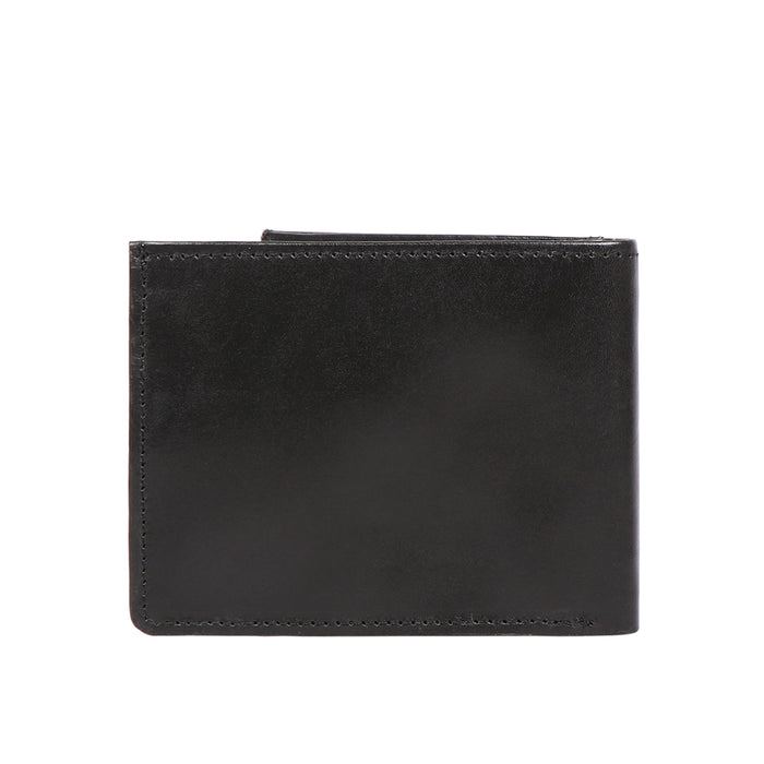 Evolution W1 Black Leather Bi-Fold Wallet