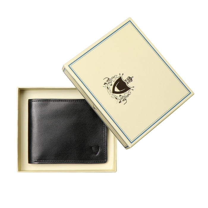 Evolution W1 Black Leather Bi-Fold Wallet
