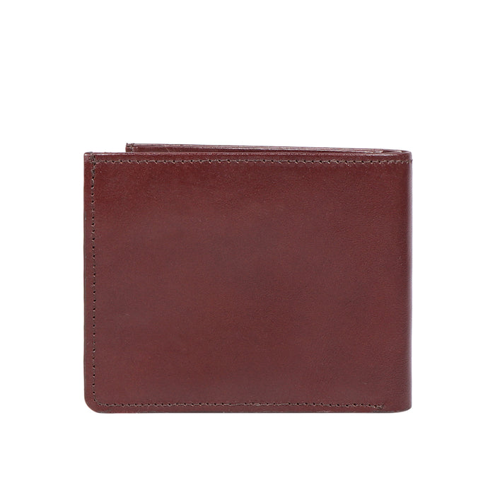 Evolution W1 Brown Leather Bi-Fold Wallet