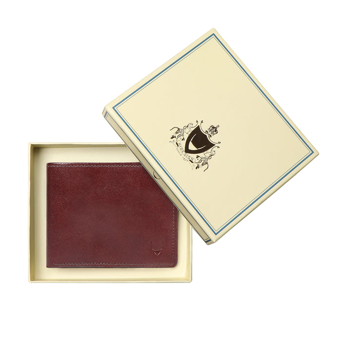 Evolution W1 Brown Leather Bi-Fold Wallet