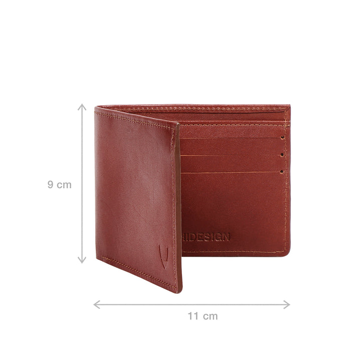 Evolution W1 Tan Leather Bi-Fold Wallet