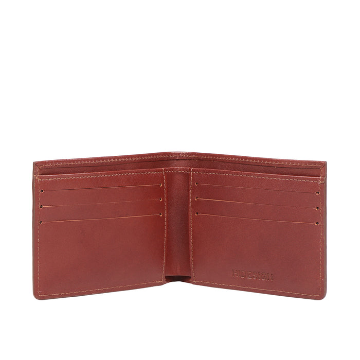 Evolution W1 Tan Leather Bi-Fold Wallet