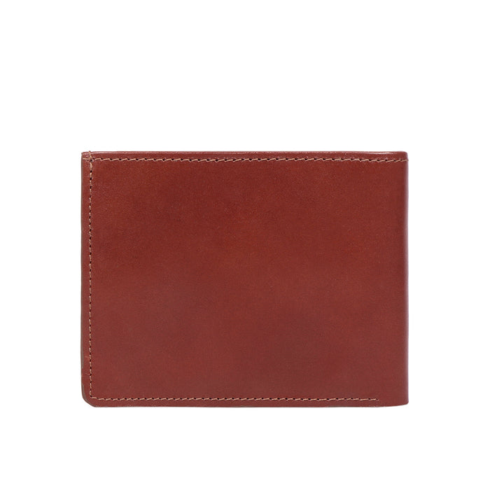 Evolution W1 Tan Leather Bi-Fold Wallet