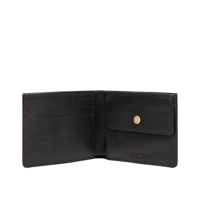 Evolution W2 Black Leather Bi-Fold Wallet