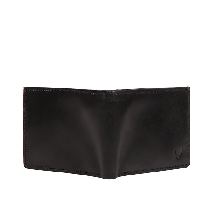 Evolution W2 Black Leather Bi-Fold Wallet