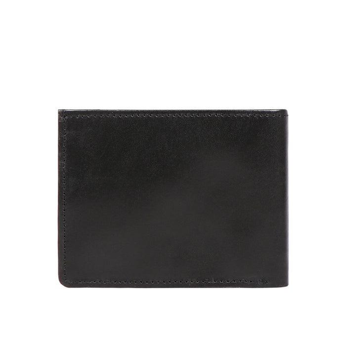 Evolution W2 Black Leather Bi-Fold Wallet