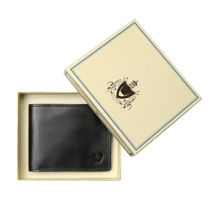 Evolution W2 Black Leather Bi-Fold Wallet