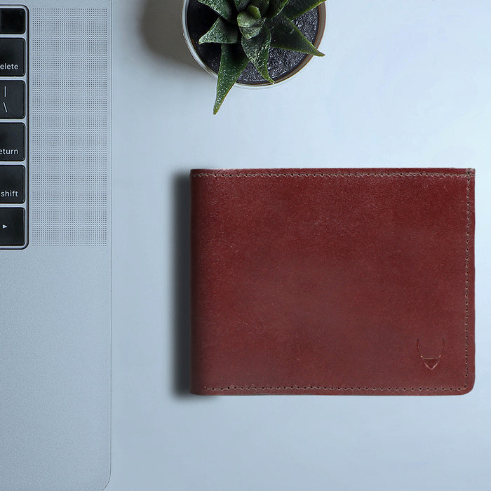 Evolution W2 Brown Leather Bi-Fold Wallet