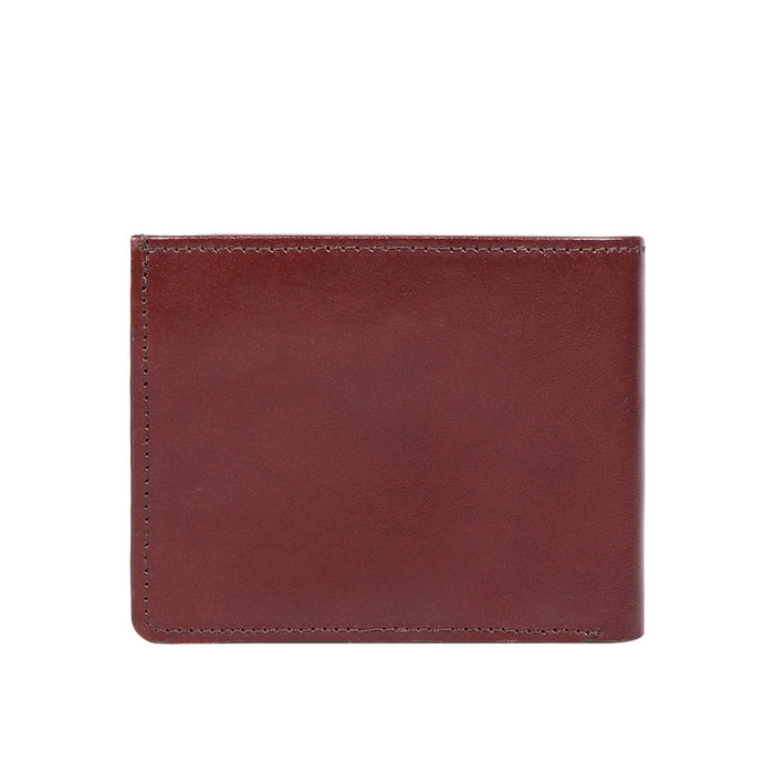 Evolution W2 Brown Leather Bi-Fold Wallet