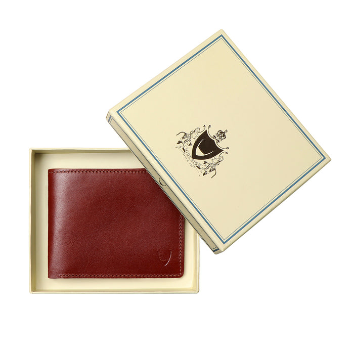 Evolution W2 Tan Leather Bi-Fold Wallet