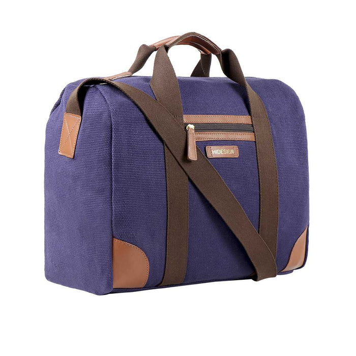 Fb Aventura 01 Purple Leather Duffle Bag
