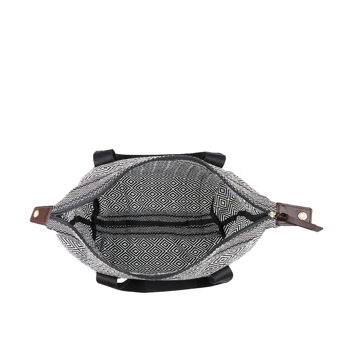 Fb Aventura 02 Black Leather Duffle Bag