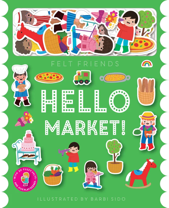 Felt Friends Hello Market Book