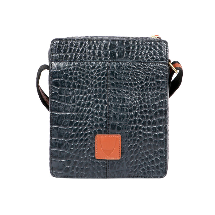 Ferno Blue Leather  Crossbody
