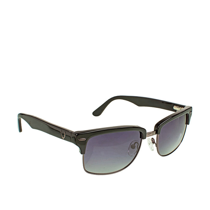 Fiji Unisex Black Wayfarer Sunglasses