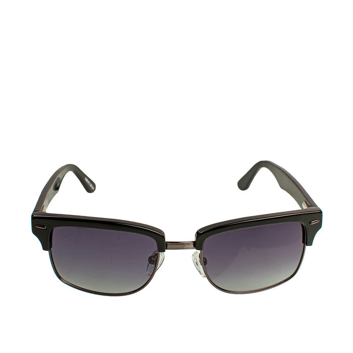 Fiji Unisex Black Wayfarer Sunglasses