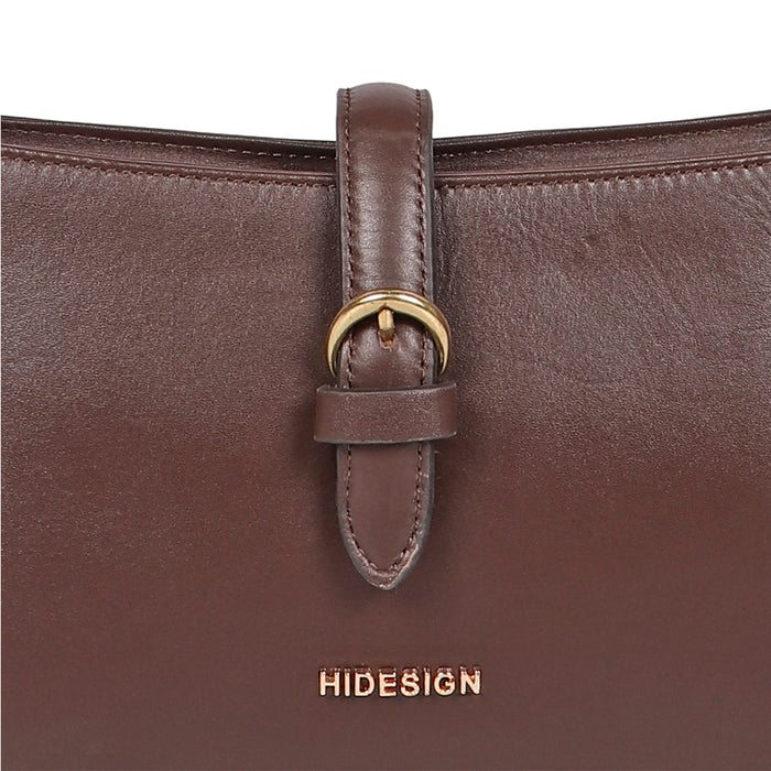 Fiona 02 Brown Leather Baguette