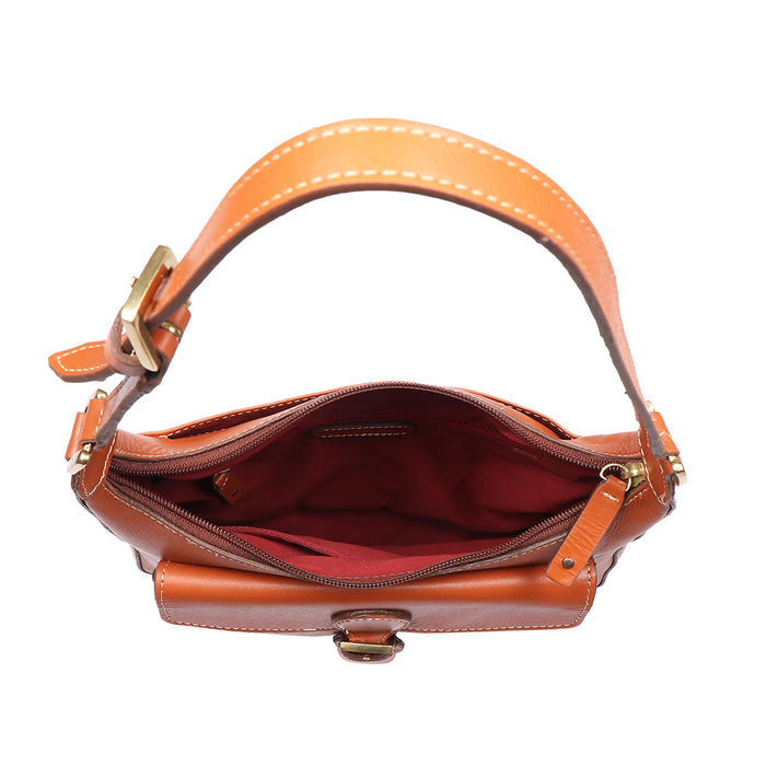 Fiona 05 Tan Leather Shoulder Bag