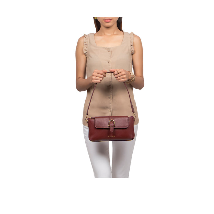 Fiona 06 Default Title Leather Baguette