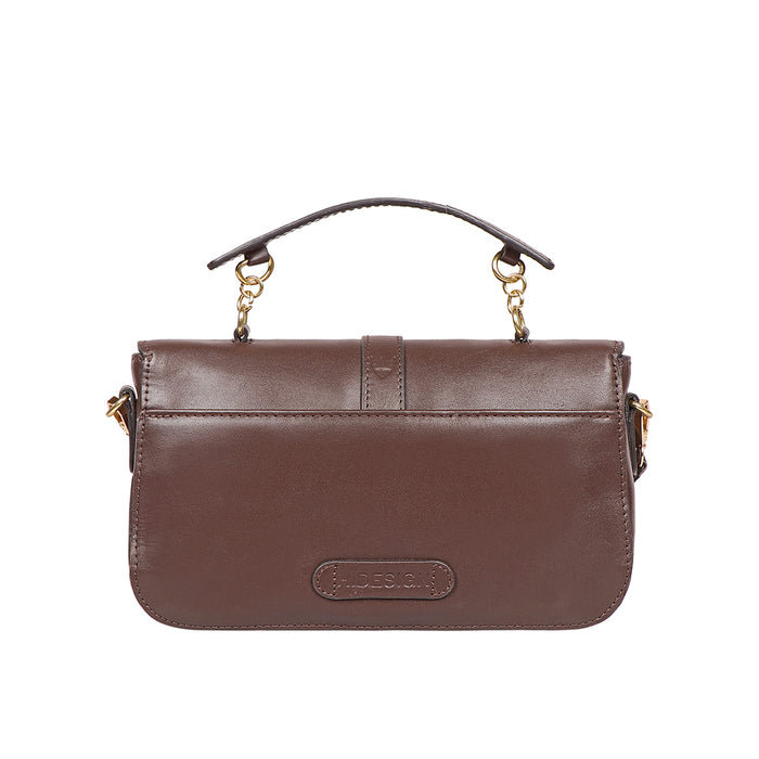 Fiona 07 Brown Leather Crossbody