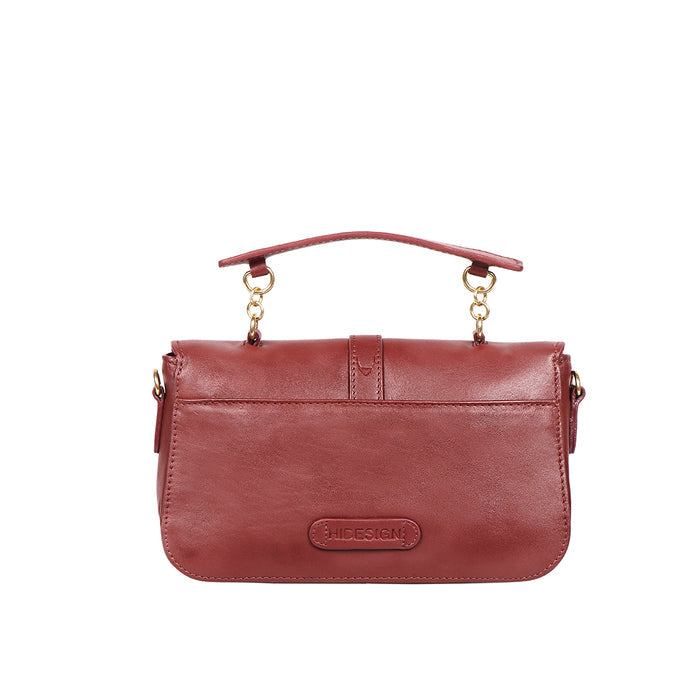 Fiona 07 Red Leather Crossbody