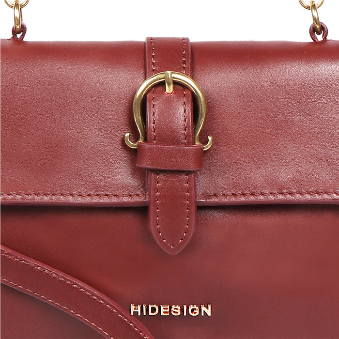 Fiona 07 Red Leather Crossbody