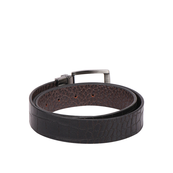 Fitz 02 Men's Black Reversible Leather Belt