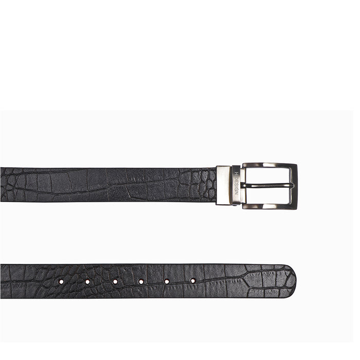 Fitz 02 Men's Black Reversible Leather Belt