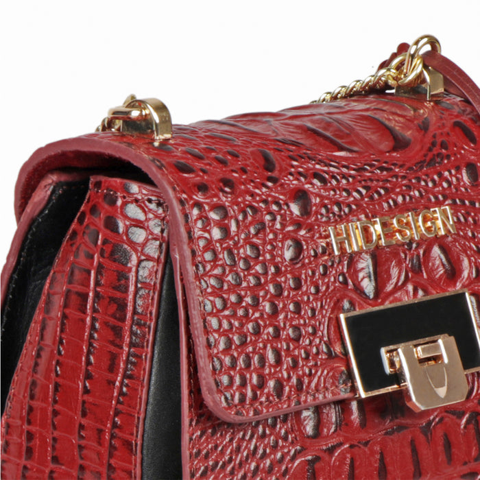 Fling 01 Marsala Leather Sling Bag