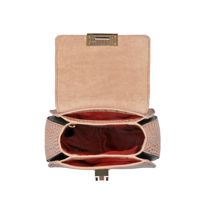 Fling 01 Pink Leather Sling Bag