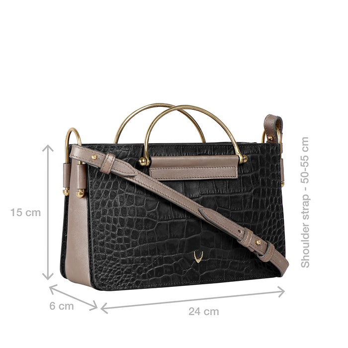 Flirt 02 Black Leather Sling Bag