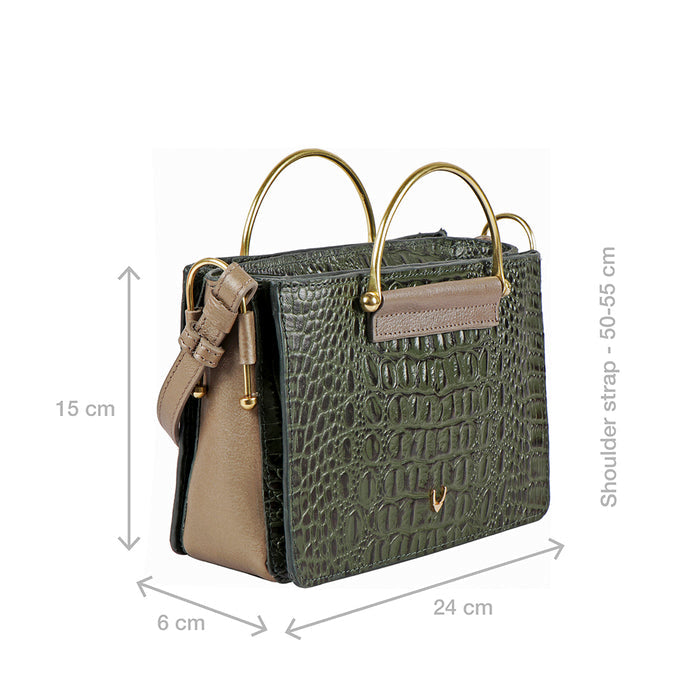 Flirt 02 Emerald Leather Sling Bag