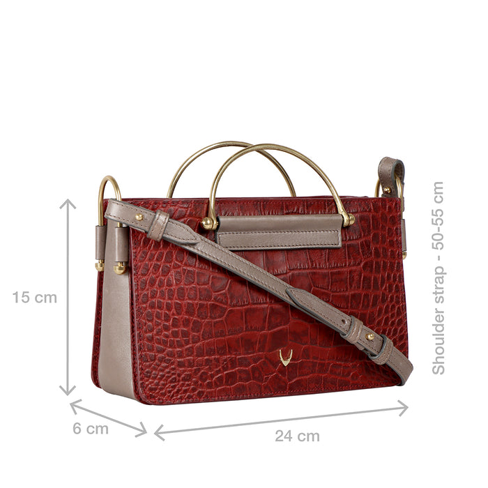 Flirt 02 Marsala Leather Sling Bag