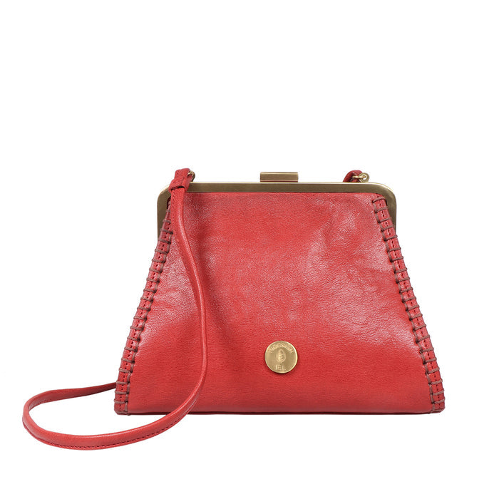 Flourish - 03 Red Leather Sling Bag