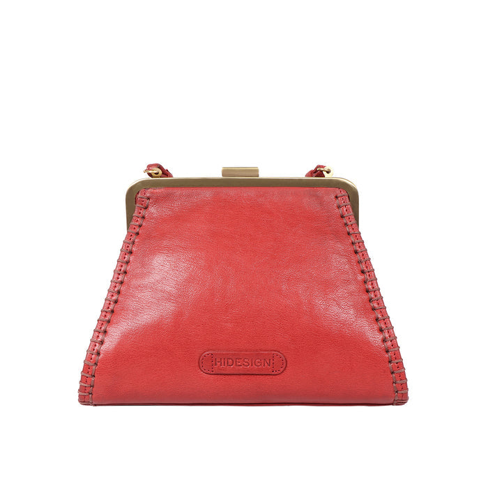 Flourish - 03 Red Leather Sling Bag