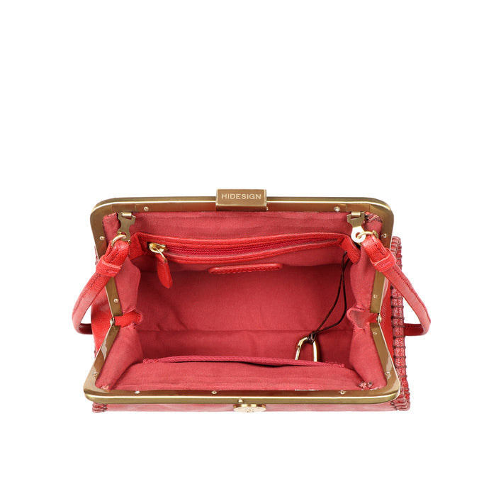 Flourish - 03 Red Leather Sling Bag