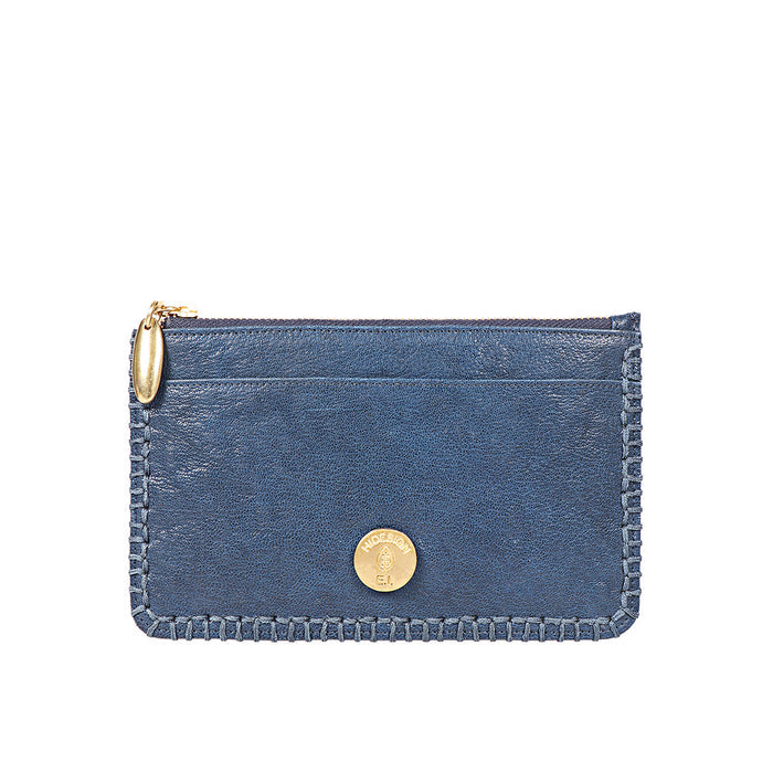 Flourish - W2 Blue Leather Clutch Wallet