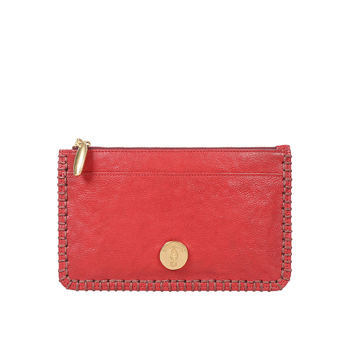 Flourish - W2 Red Leather Clutch Wallet