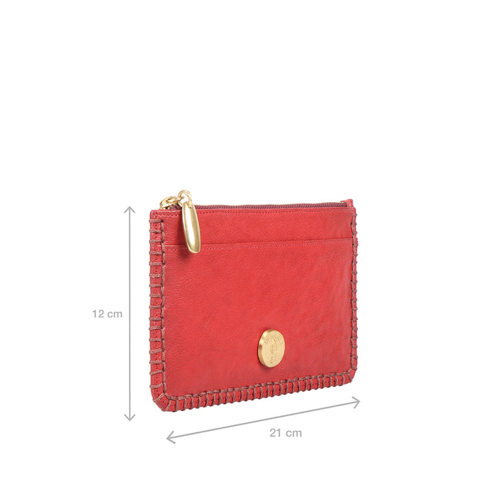 Flourish - W2 Red Leather Clutch Wallet
