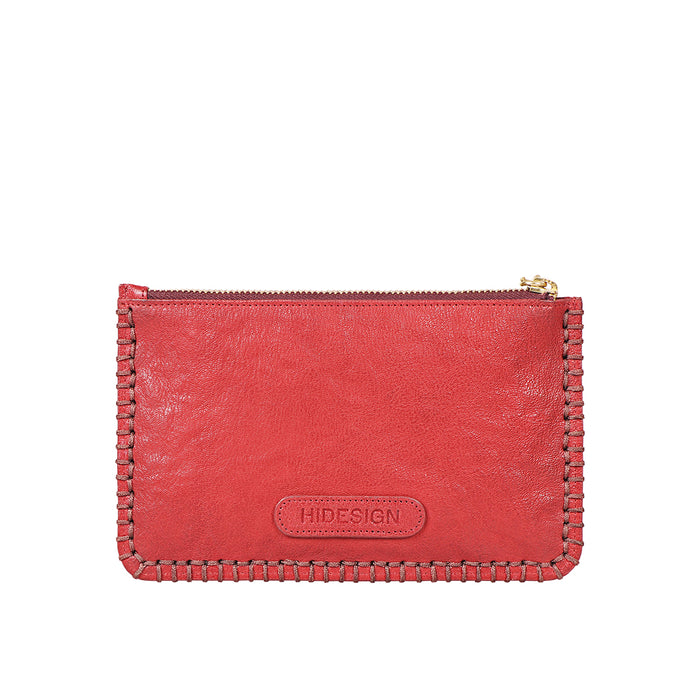 Flourish - W2 Red Leather Clutch Wallet