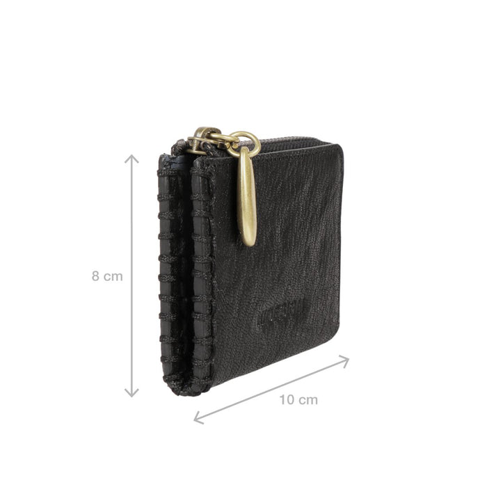 Flourish - W3 Black Leather Card Holder