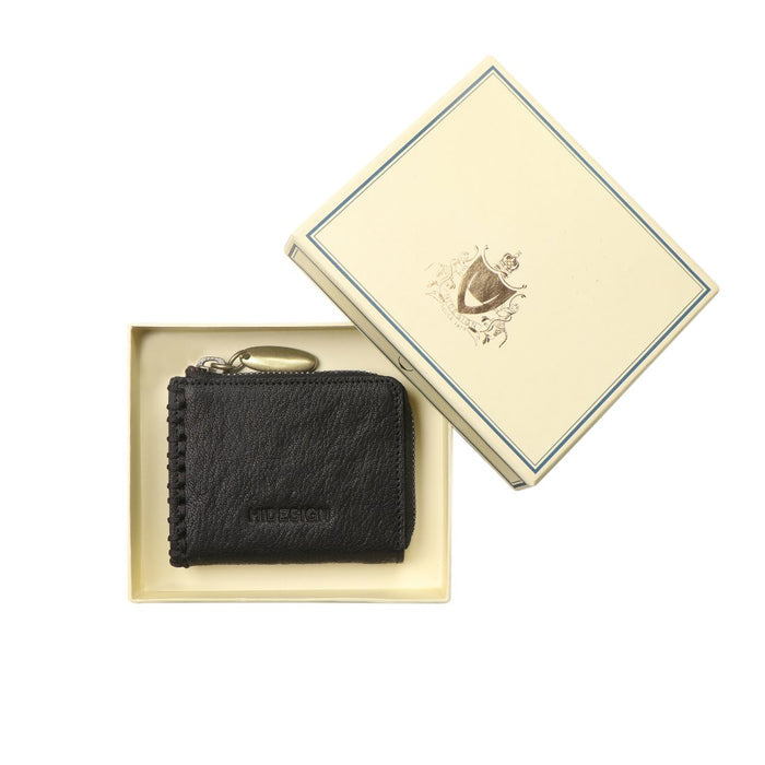 Flourish - W3 Black Leather Card Holder