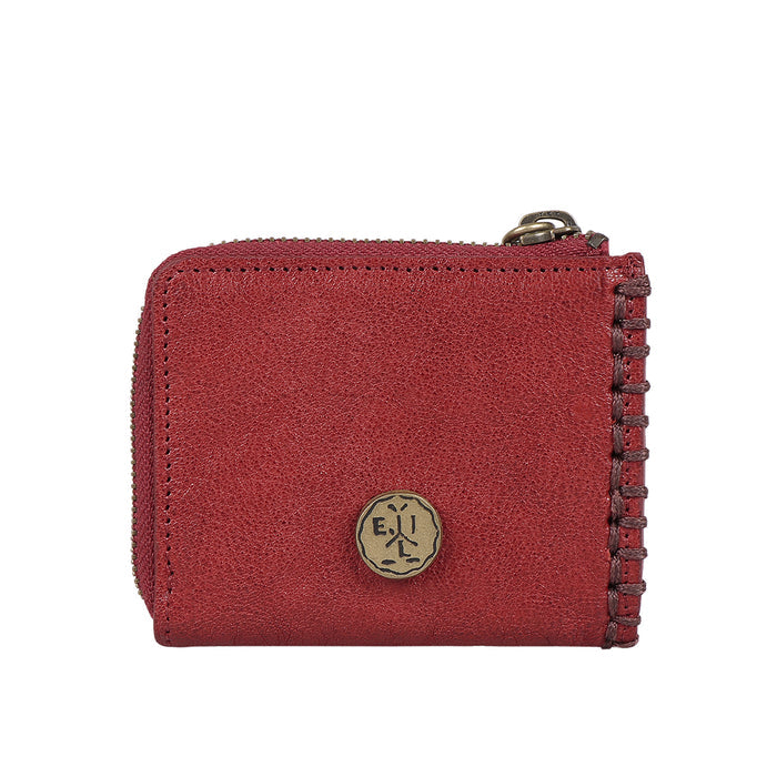 Flourish - W3 Red Leather Card Holder